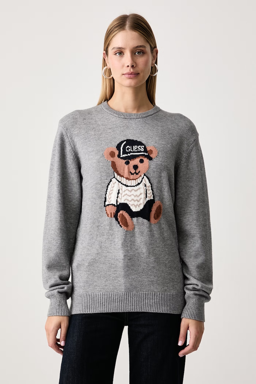 Guess pulover za žene s viskozom ALICIA