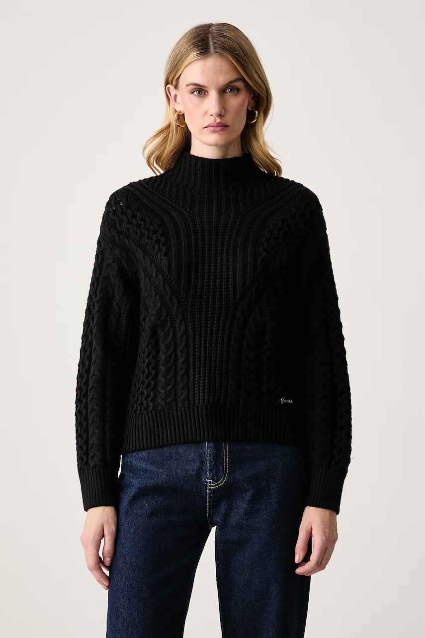 Guess  pulover pentru femei cu vâscoză JESSIE