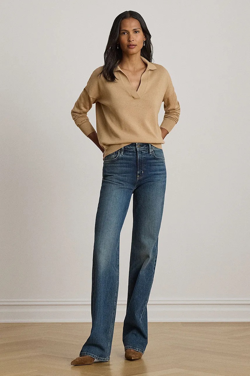 Lauren Ralph Lauren Lauren Ralph Lauren πουλόβερ γυναικείο με βαμβάκι - 3