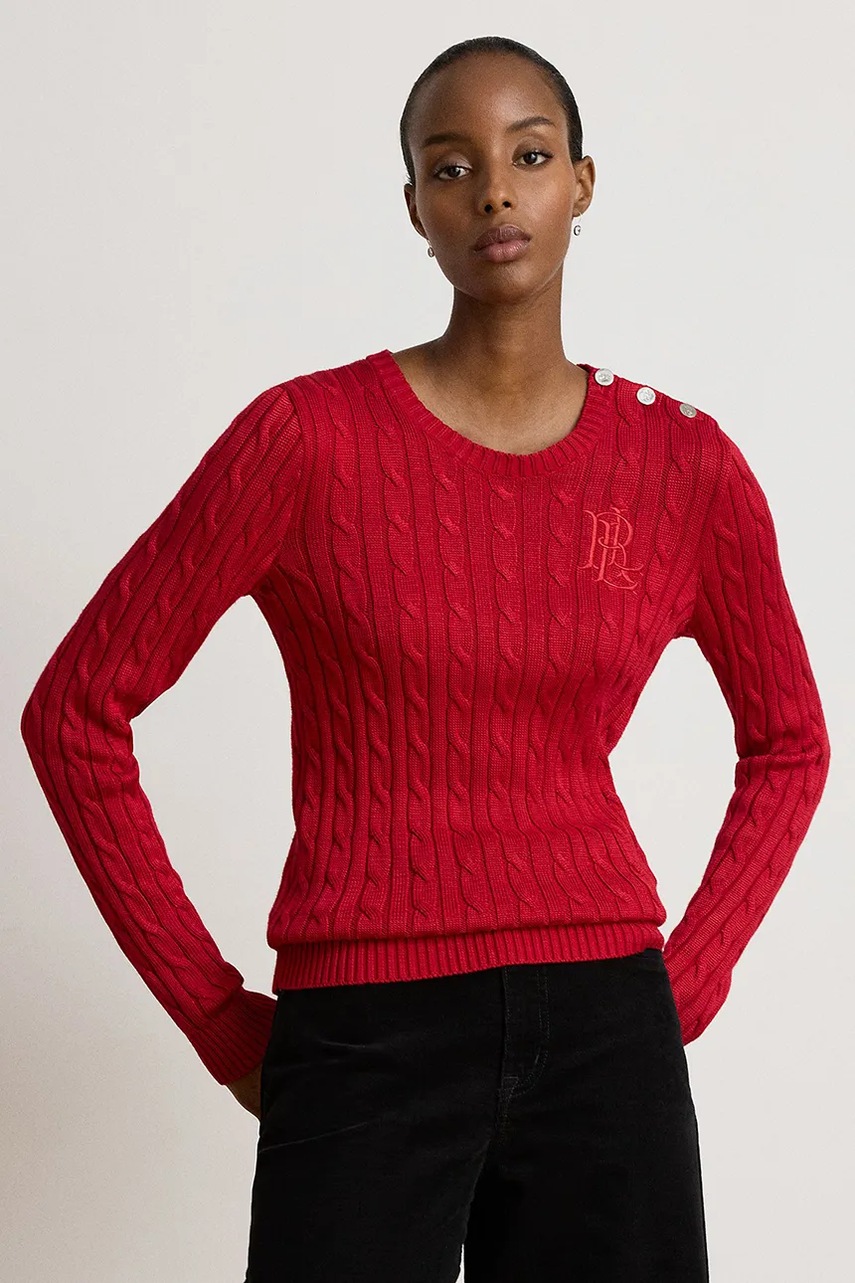 Lauren Ralph Lauren  pulover pentru femei cu bumbac