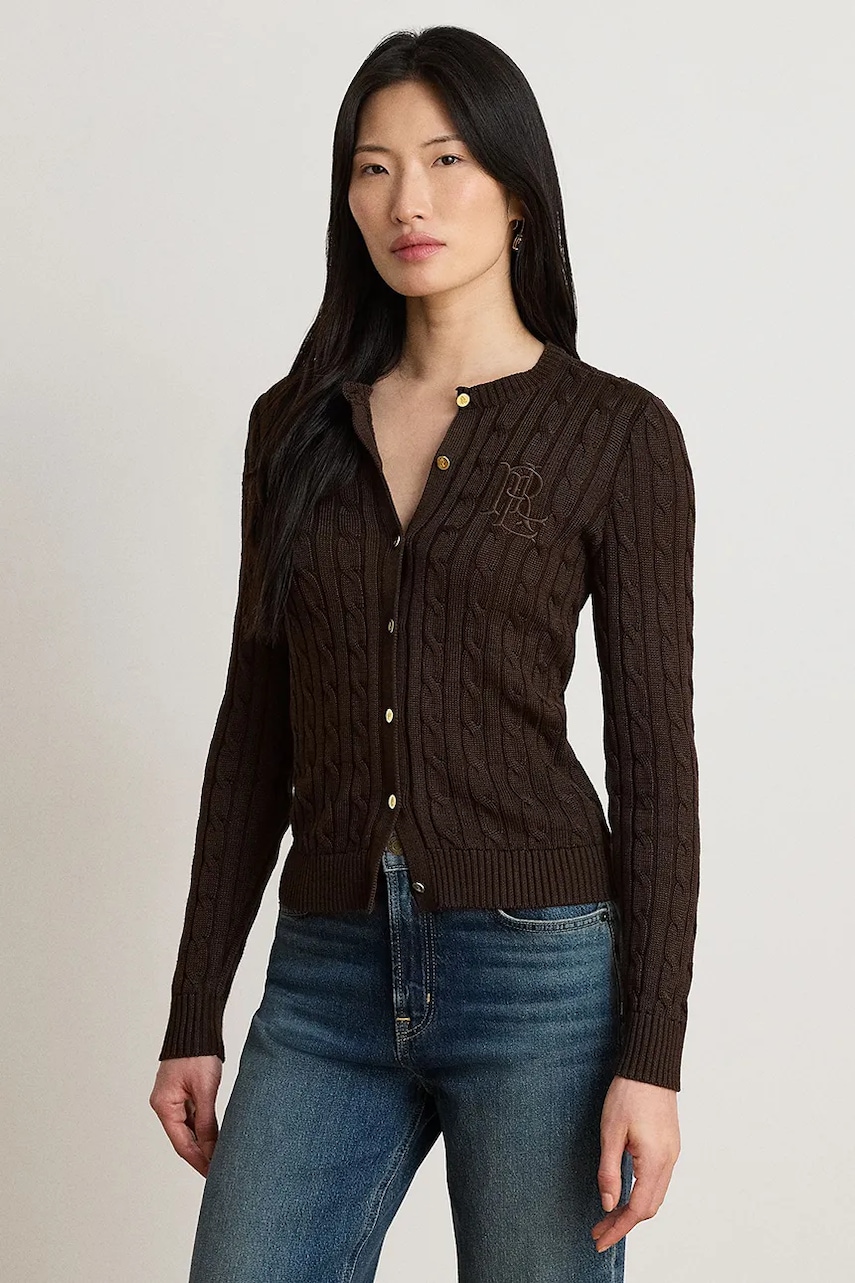 Lauren Ralph Lauren  cardigan pentru femei cu bumbac