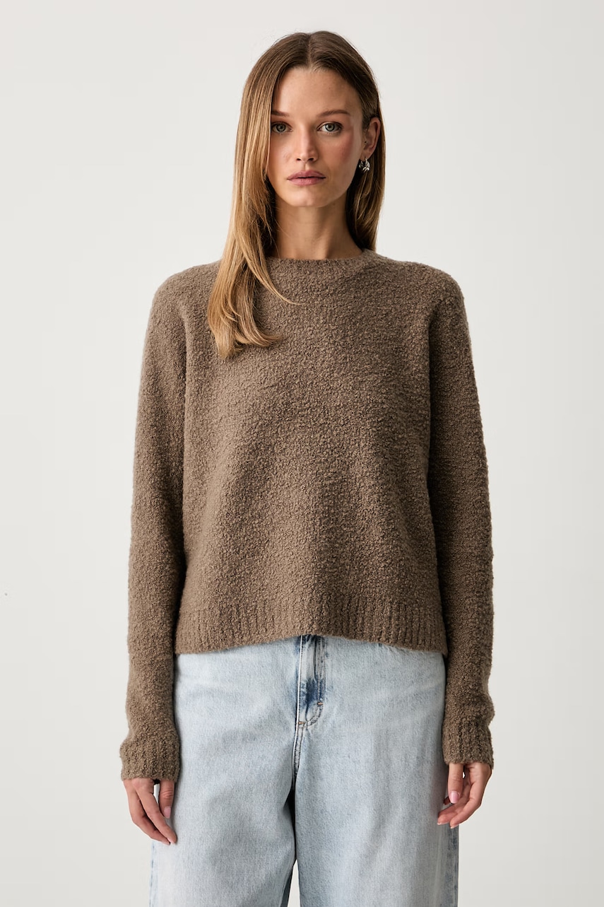 BOSS sweter damski z wełną Febisana