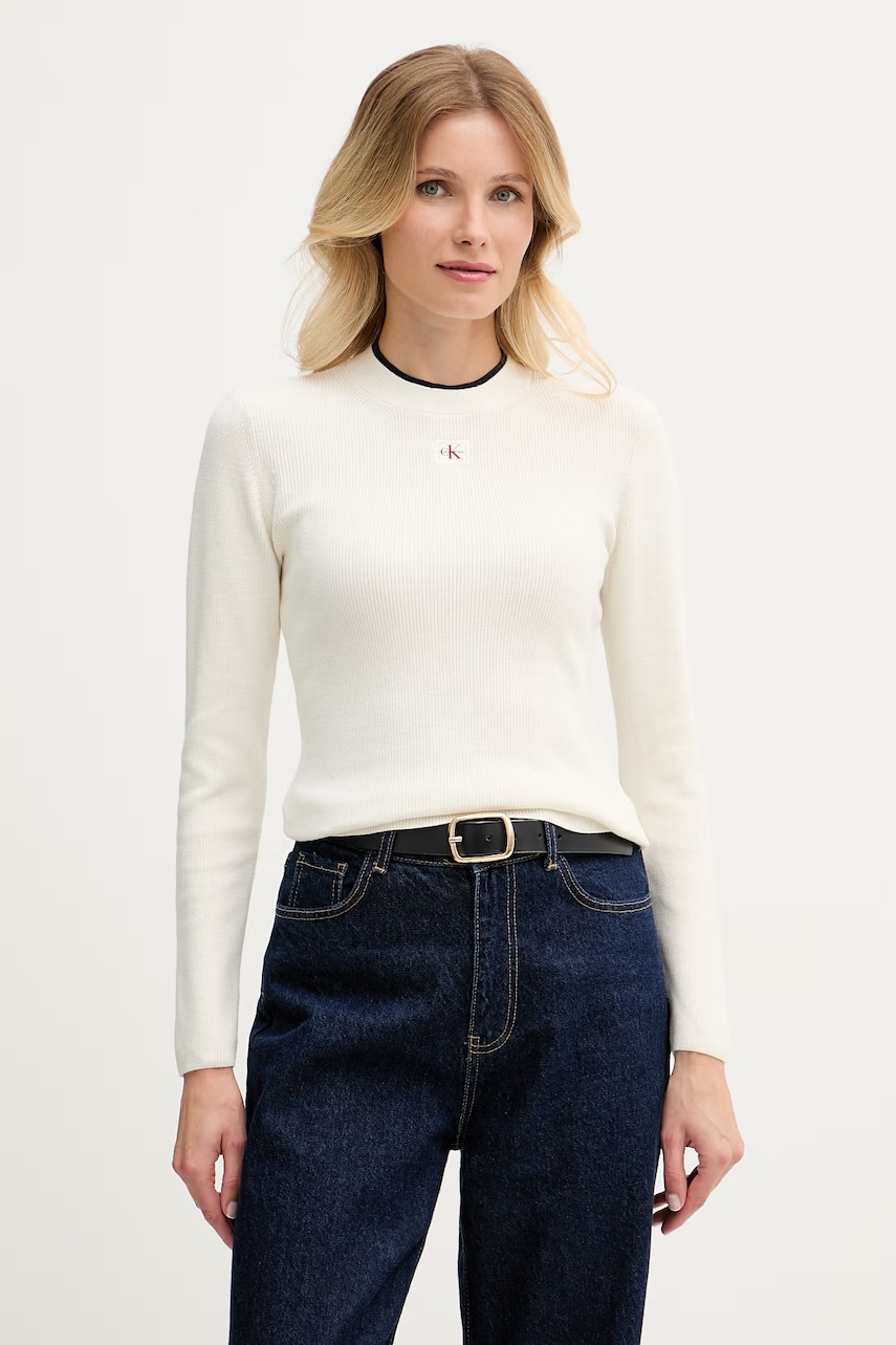 Calvin Klein Jeans pulover pentru femei, din bumbac