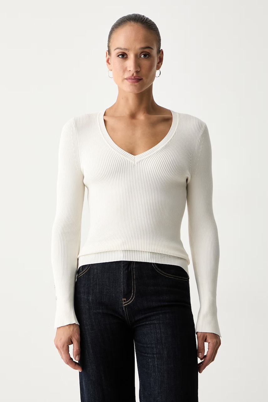 Guess sweter damski z wiskozą ELLIE