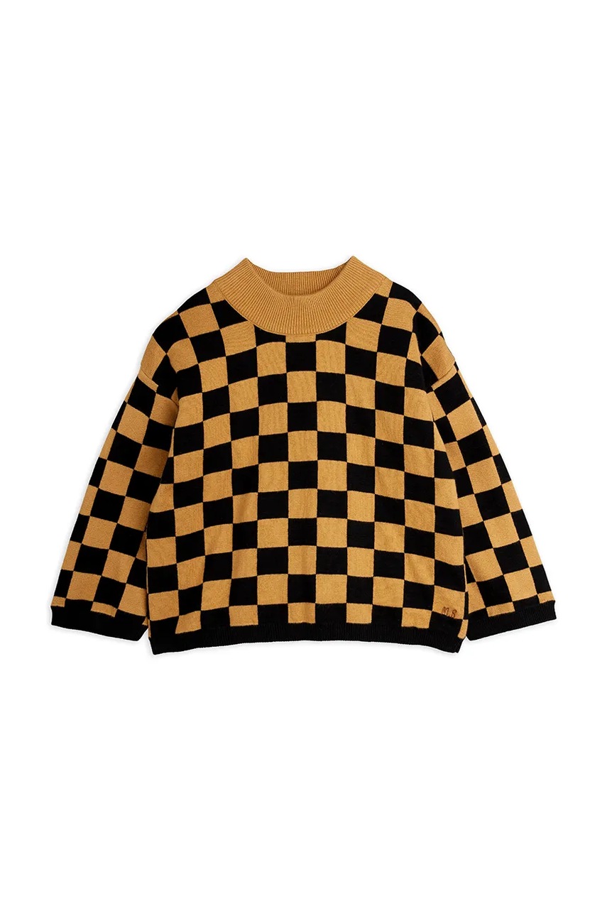 Mini Rodini  пуловер за деца от памук Chess