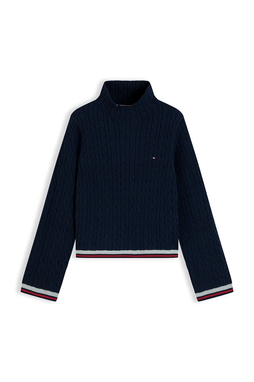 Tommy Hilfiger  пуловер за деца от памук