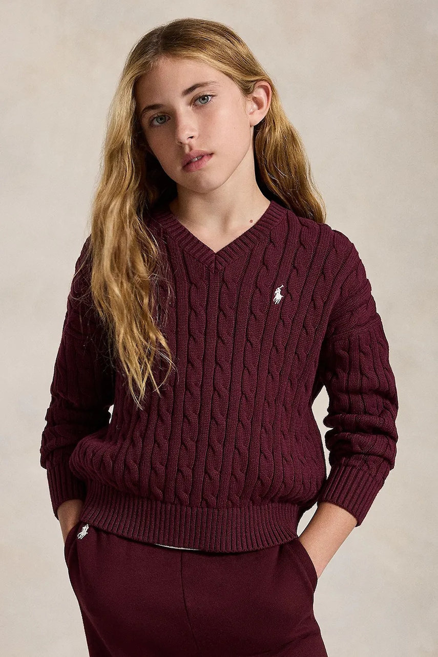 Polo Ralph Lauren pulover pentru copii din bumbac
