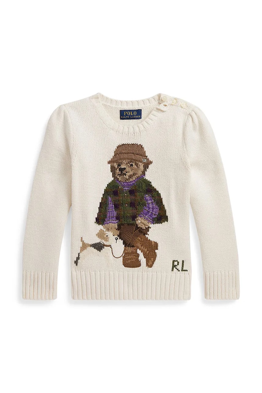 Polo Ralph Lauren sveter detský s bavlnou