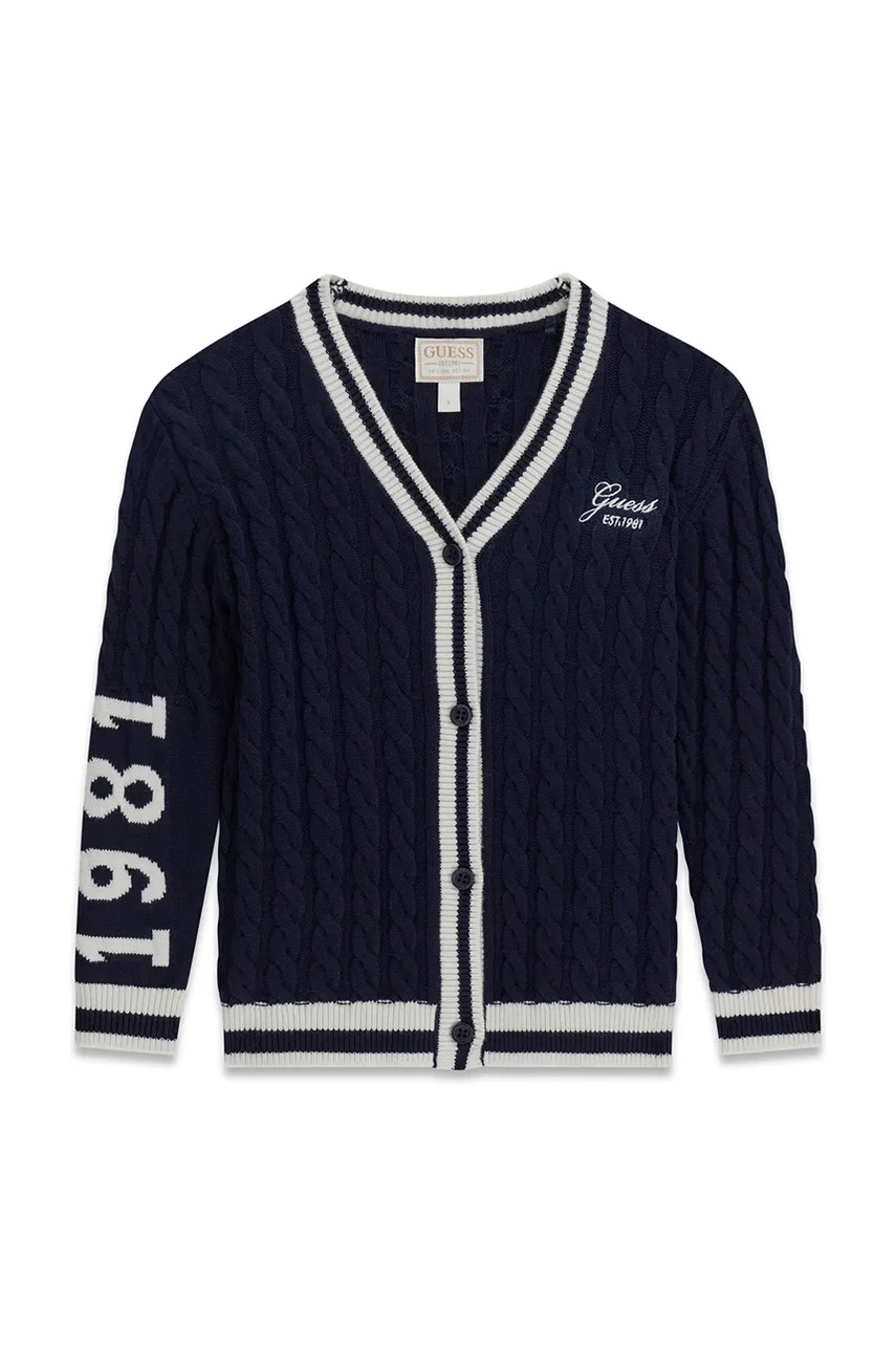 Guess cardigan pentru copii cu amestec de lână