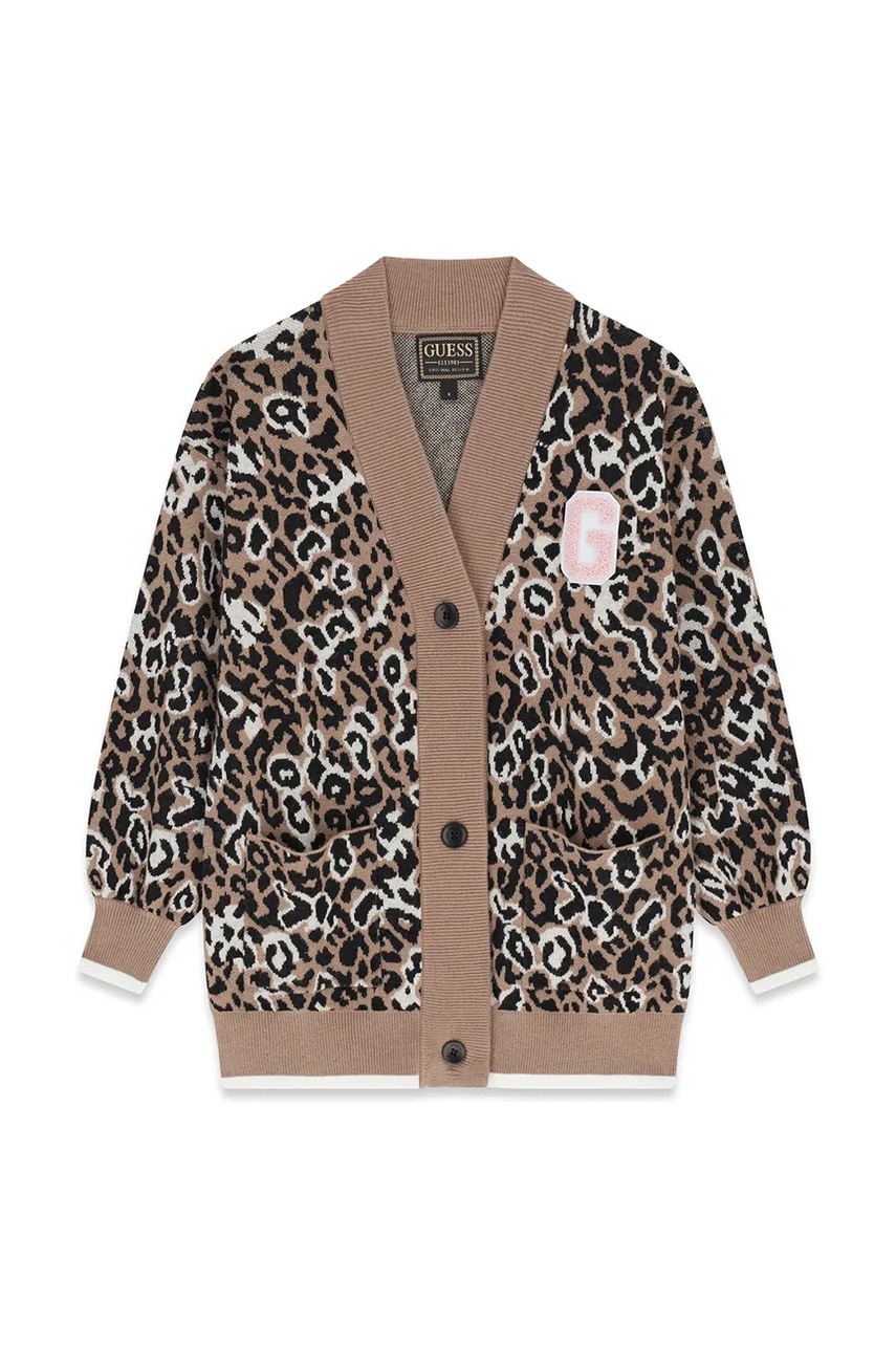 Guess cardigan pentru copii cu amestec de lână