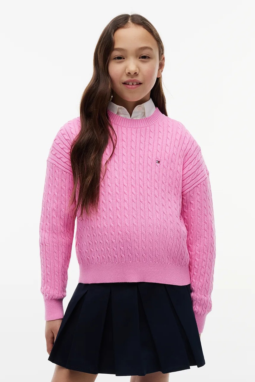 Tommy Hilfiger pulover pentru copii din bumbac