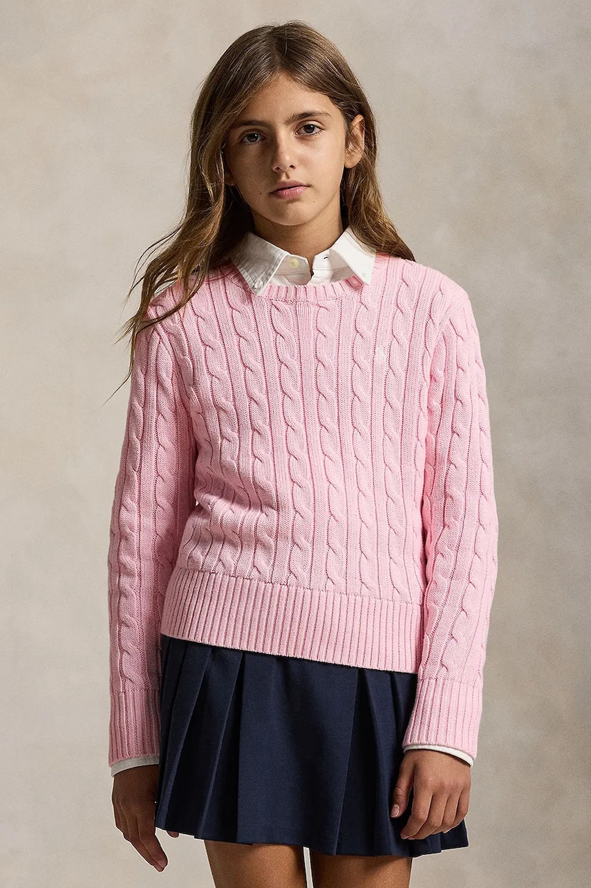 Polo Ralph Lauren pulover pentru copii, din bumbac