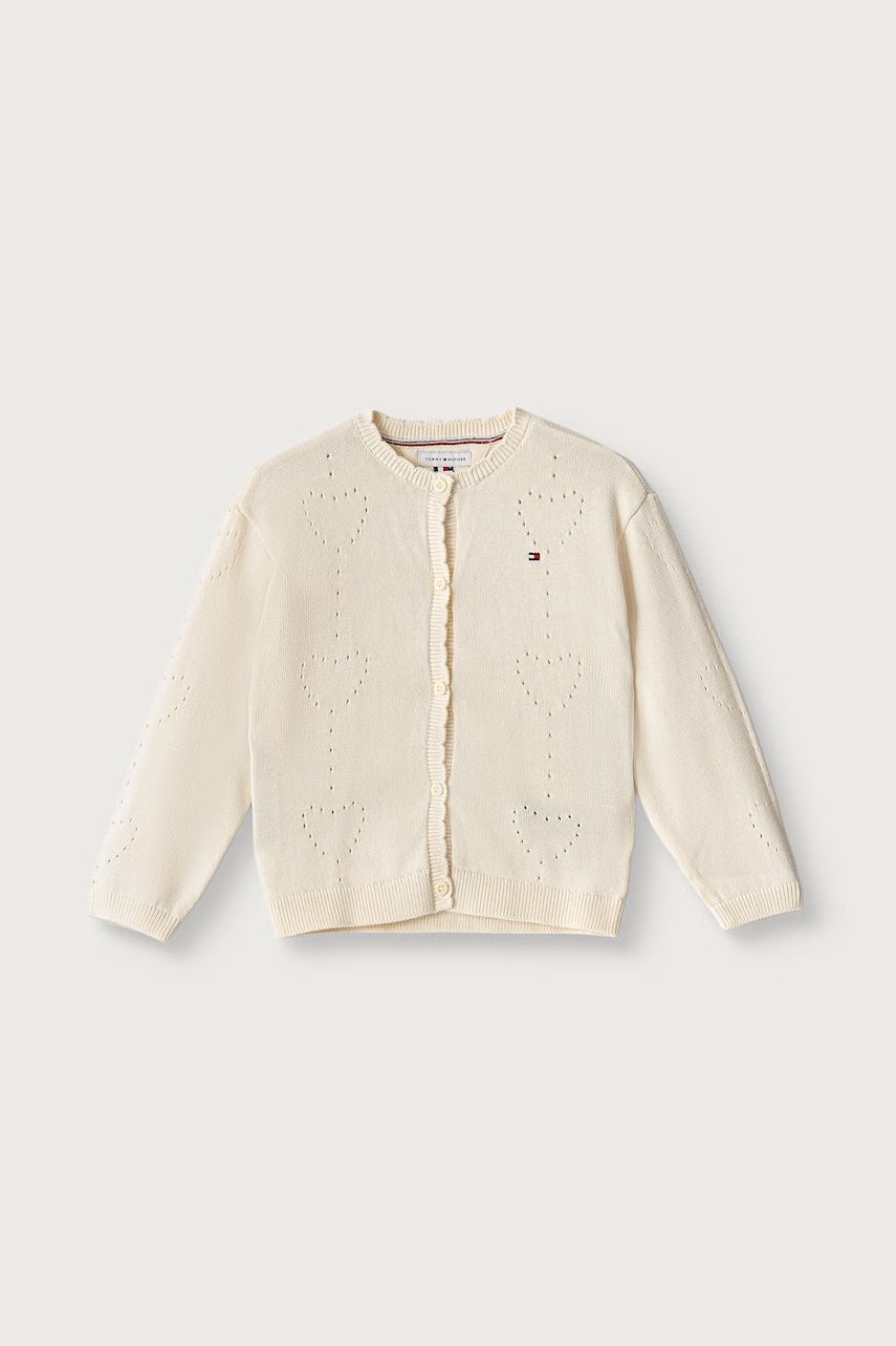 Tommy Hilfiger  sveter na gombíky dojčenský bavlnený