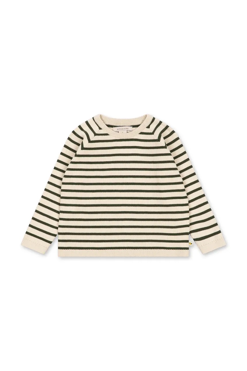 Konges Sløjd  пуловер за деца от памук BUMA KNIT SWEATER GOTS