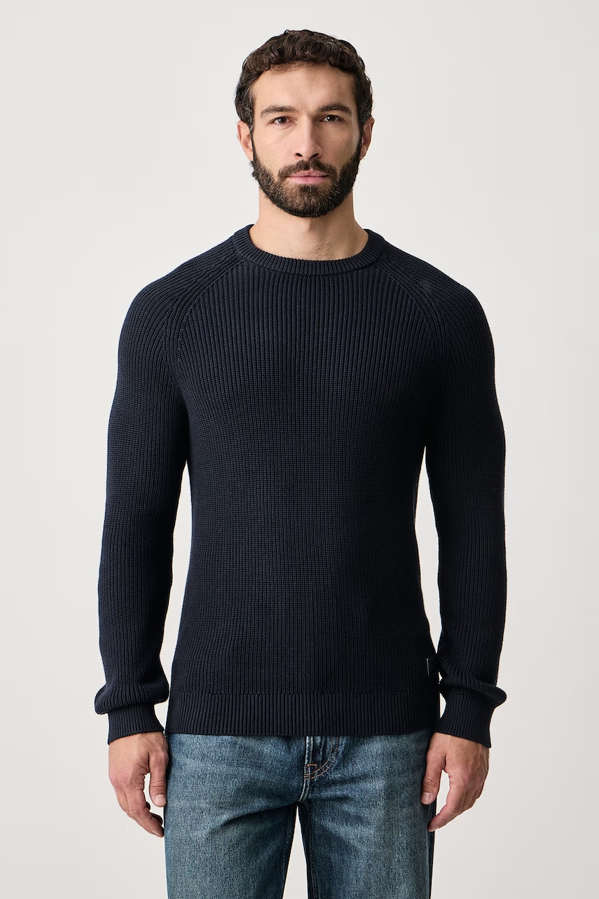 U.S. Polo Assn. pulover za muškarce od pamuka Textured Raglan