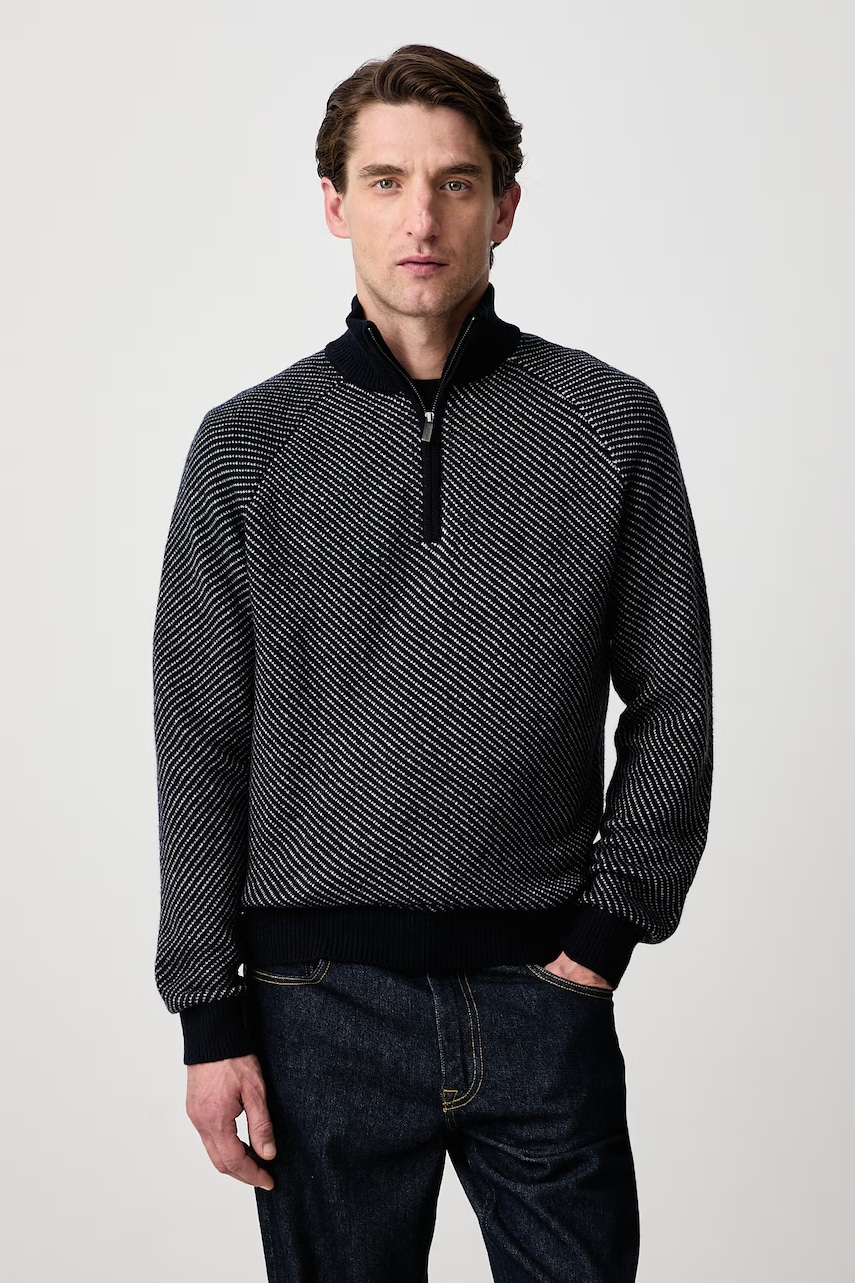 Guess pulover pentru bărbați cu amestec de lână NICO