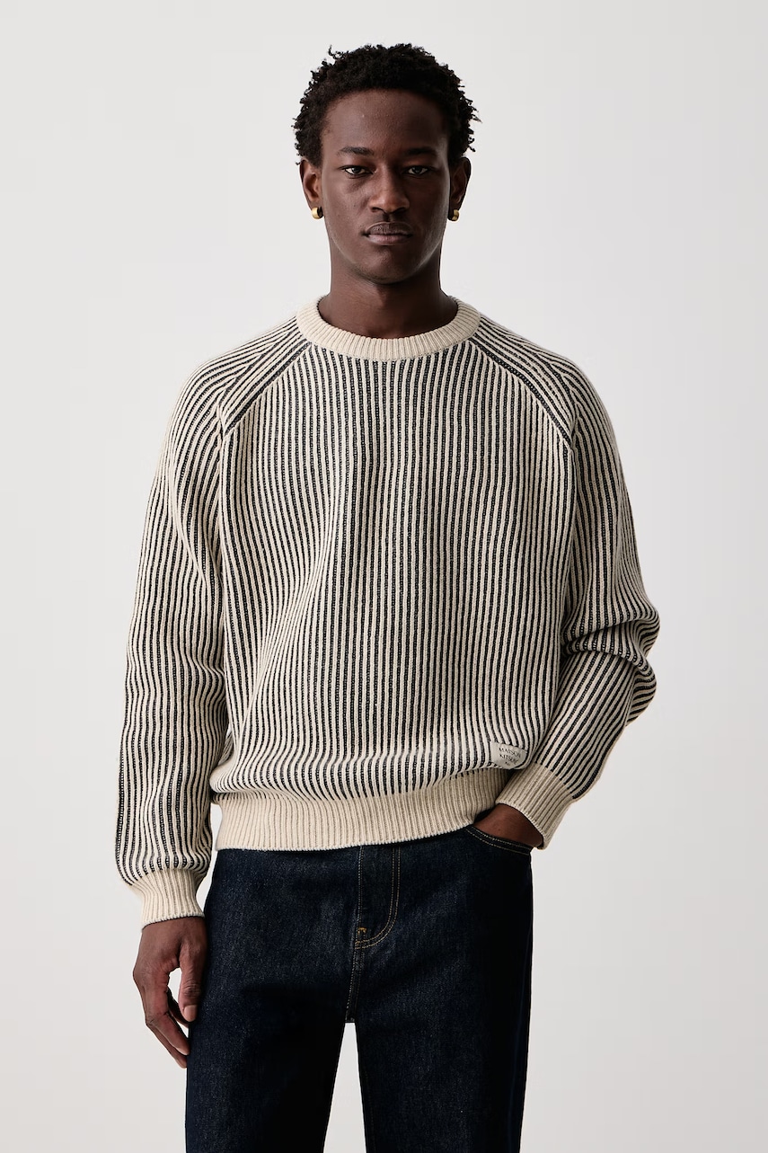 Maison Kitsuné pulover cu lână pentru bărbați
