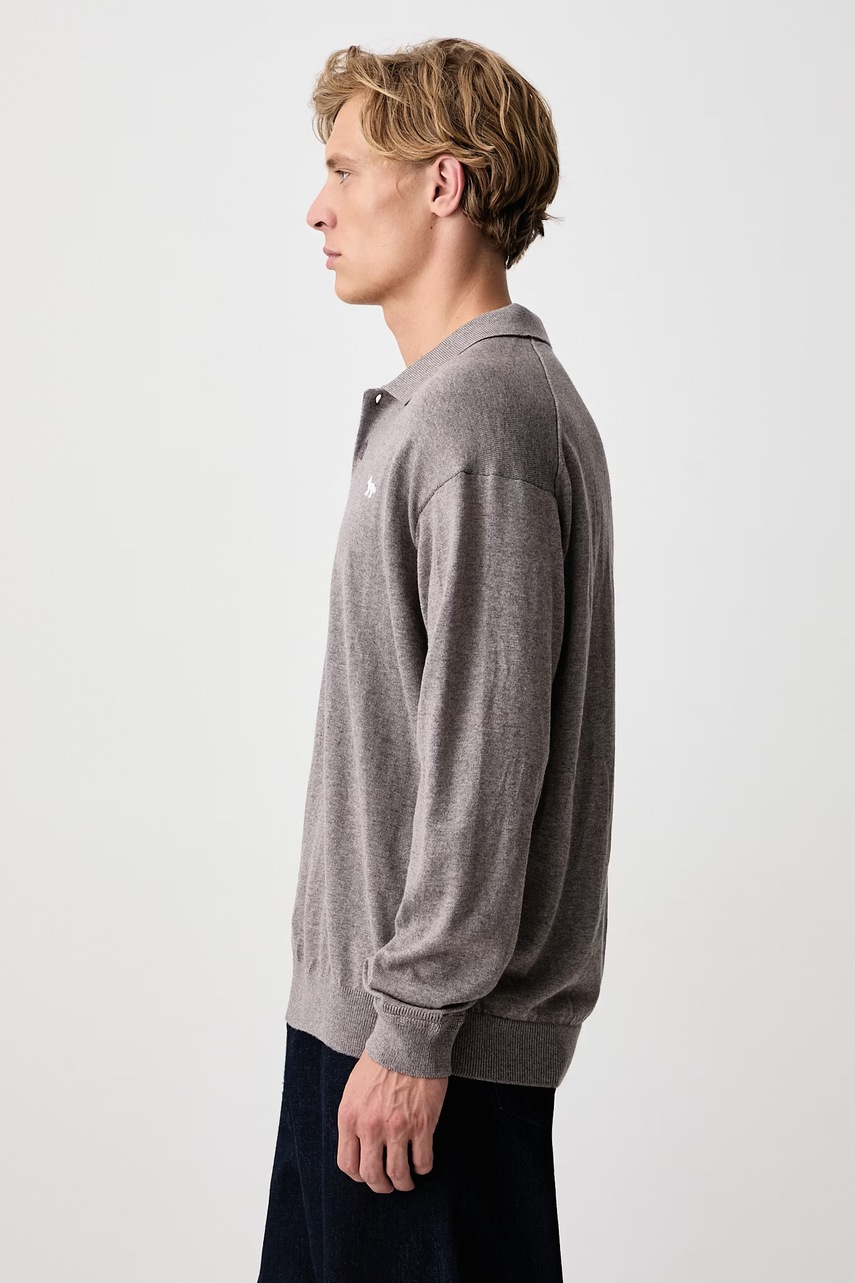 Maison Kitsuné  Profile Fox sweter wełniany męski (zdjęcie 4)