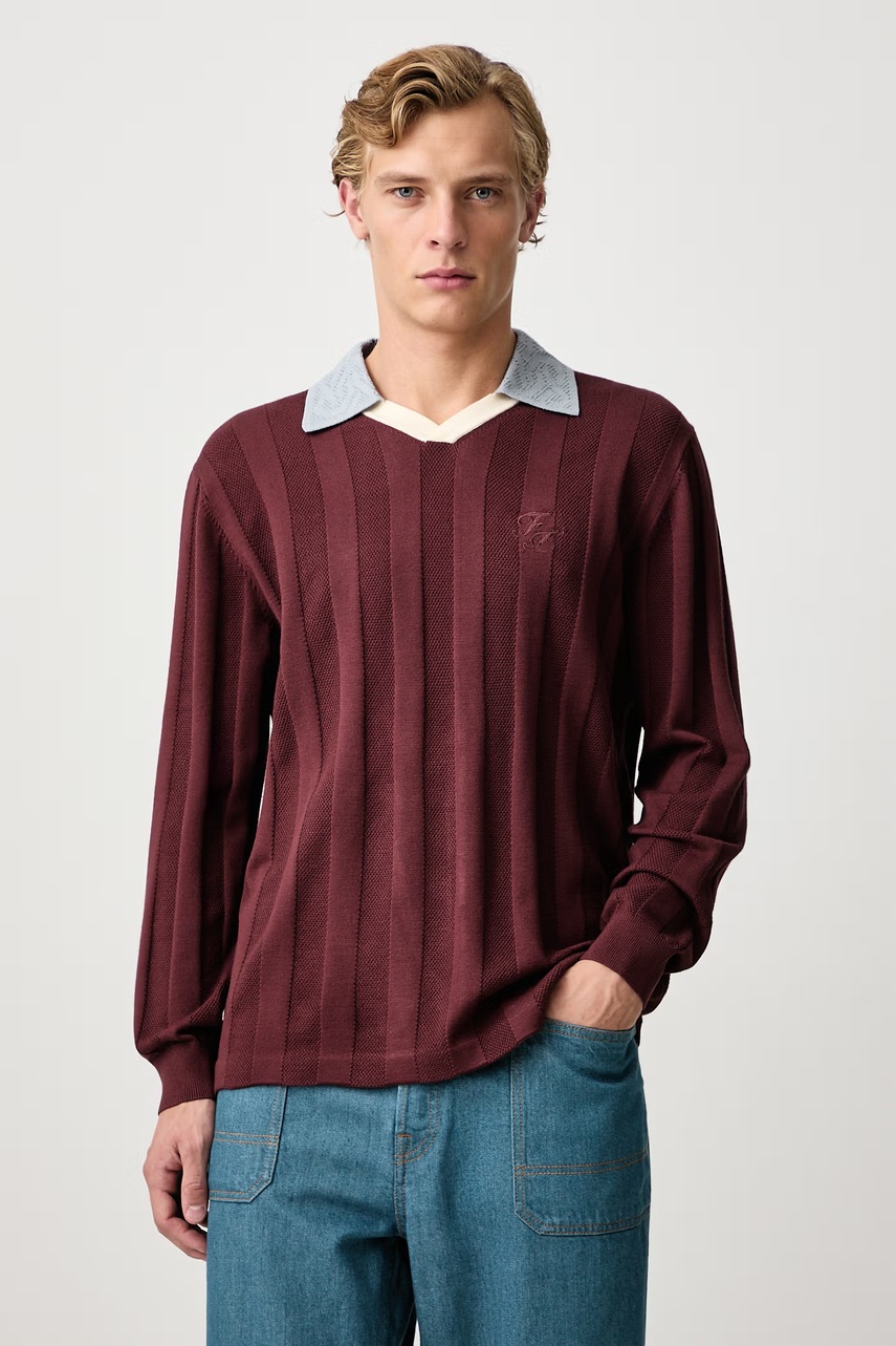 Filling Pieces  sweter męski z bawełną