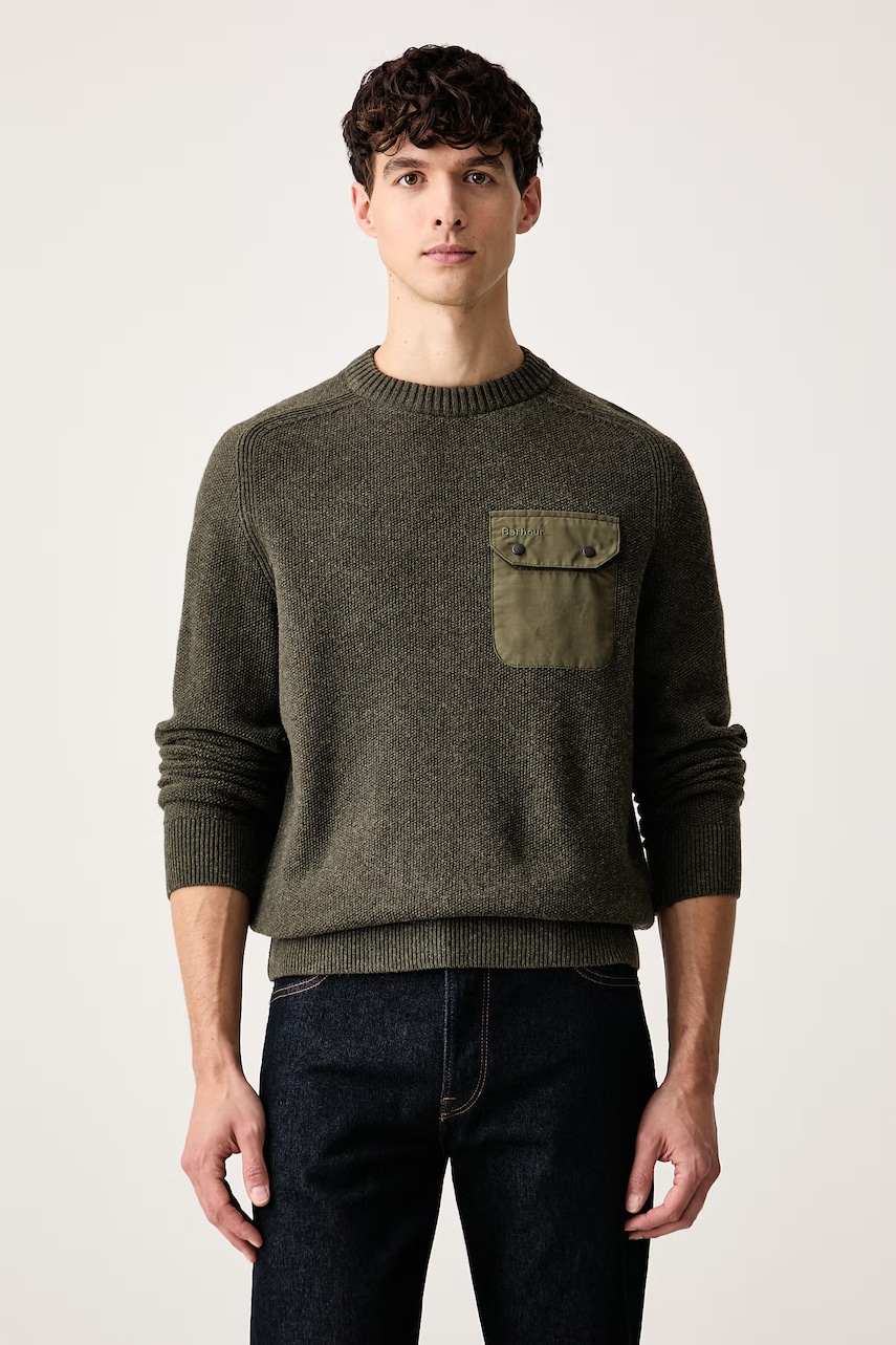 Barbour pulover pentru bărbați din lână Stockham