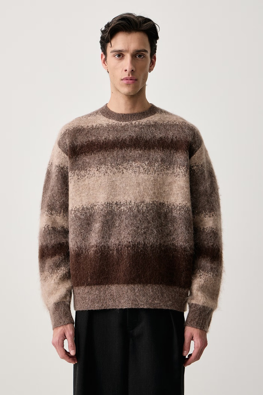 AllSaints pulover pentru bărbați cu lână merino KLAIN CREW