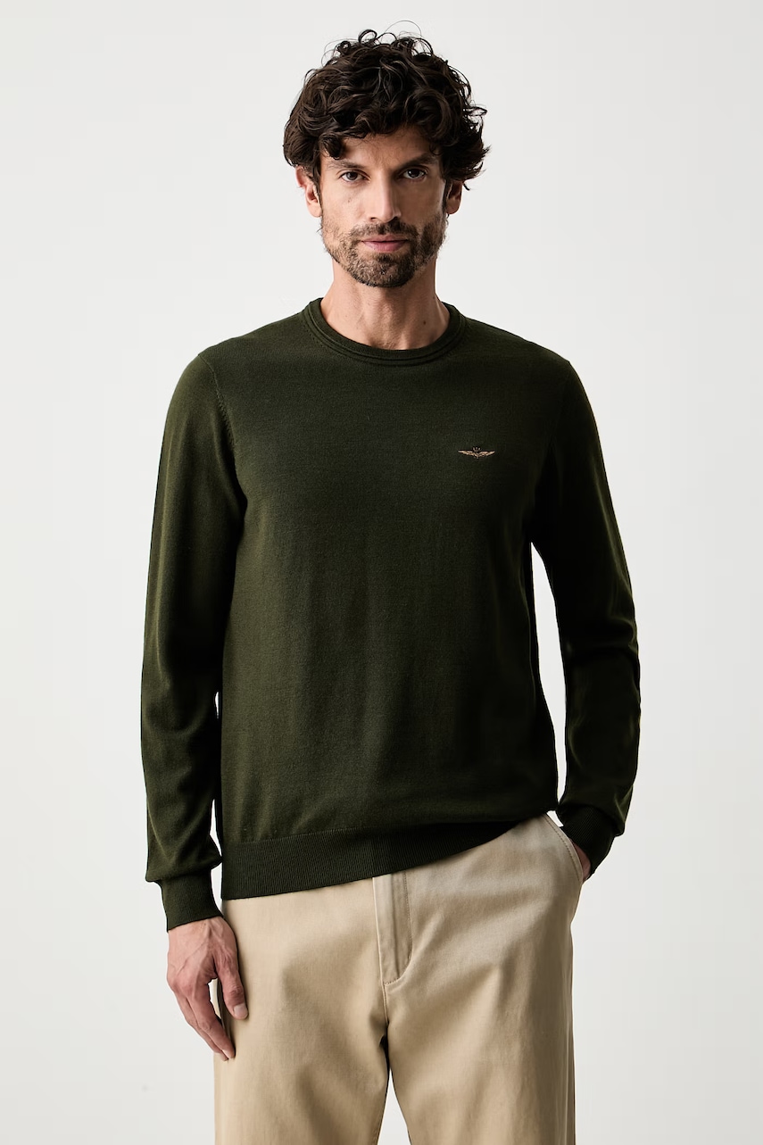 Aeronautica Militare sweter męski wełniany