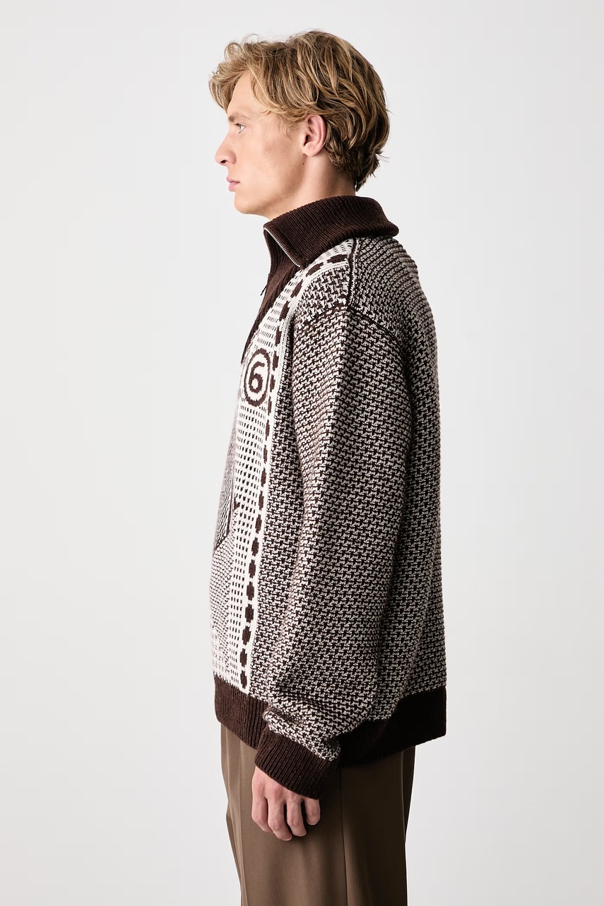 MM6 Maison Margiela  golf męski z wełną (zdjęcie 4)