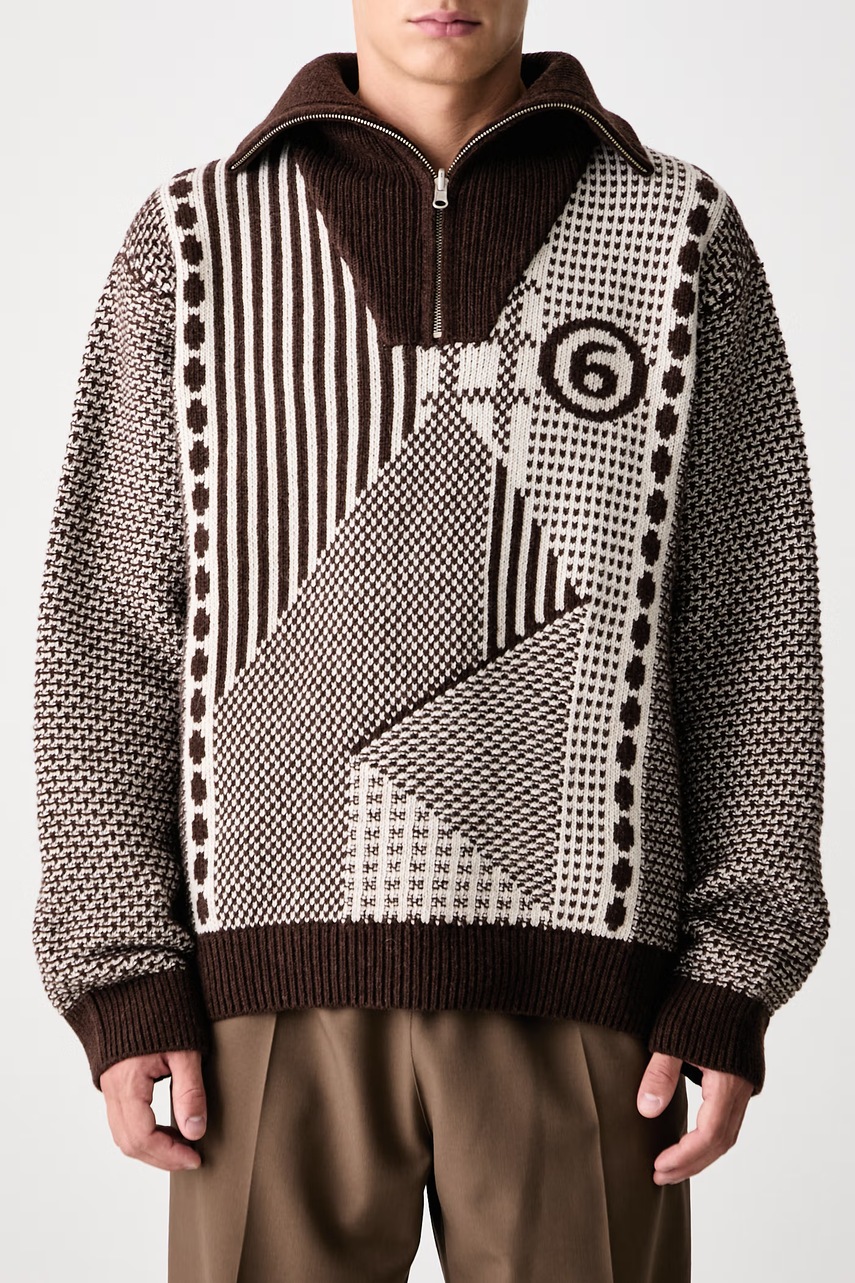 MM6 Maison Margiela  golf męski z wełną (zdjęcie 5)