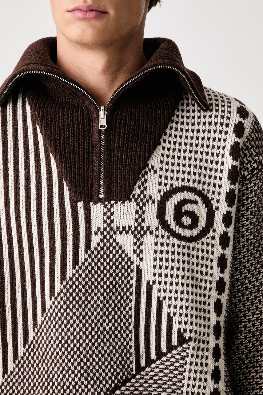 MM6 Maison Margiela  golf męski z wełną (zdjęcie 6)