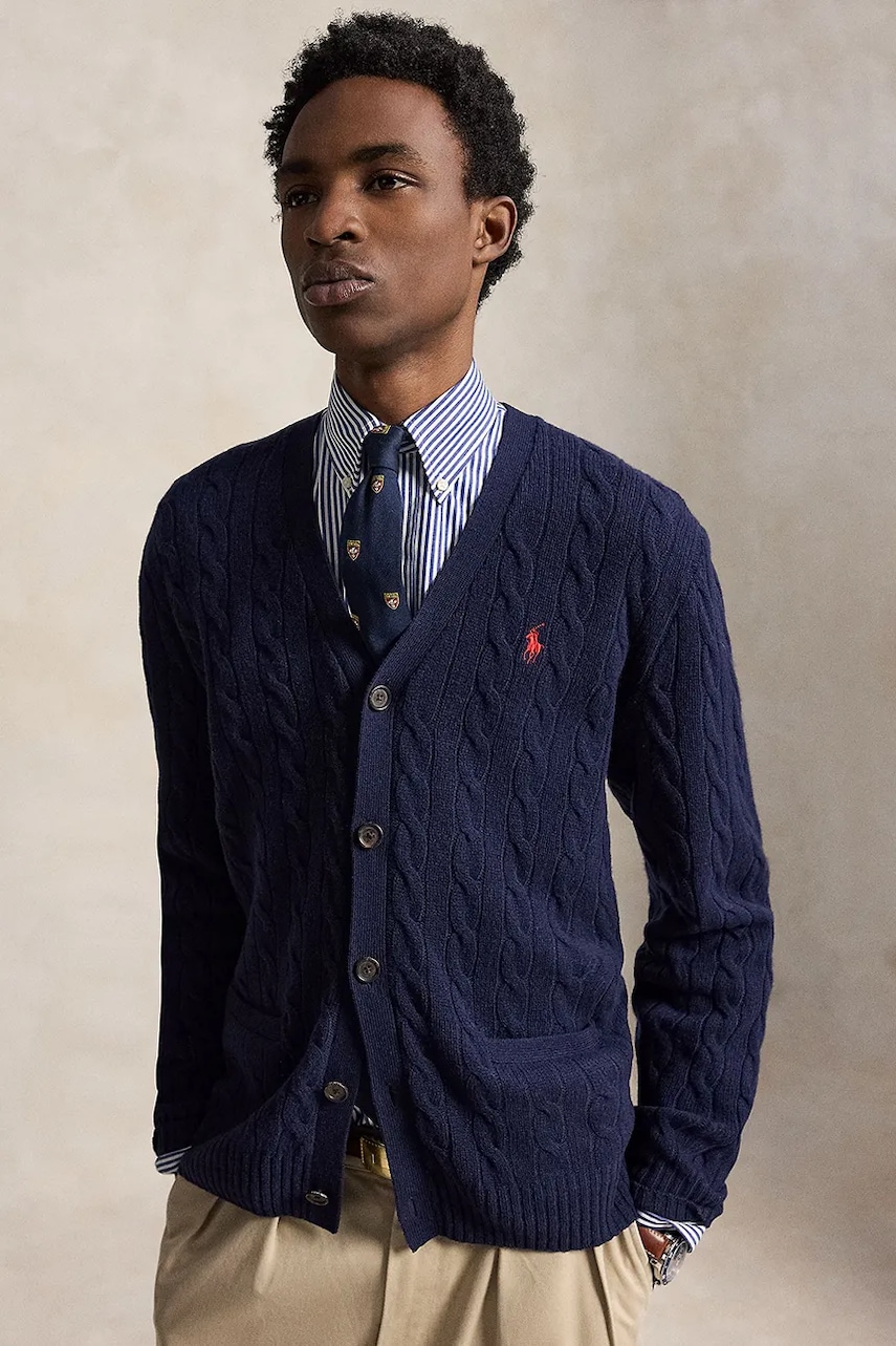 Polo Ralph Lauren cardigan pentru bărbați din lână
