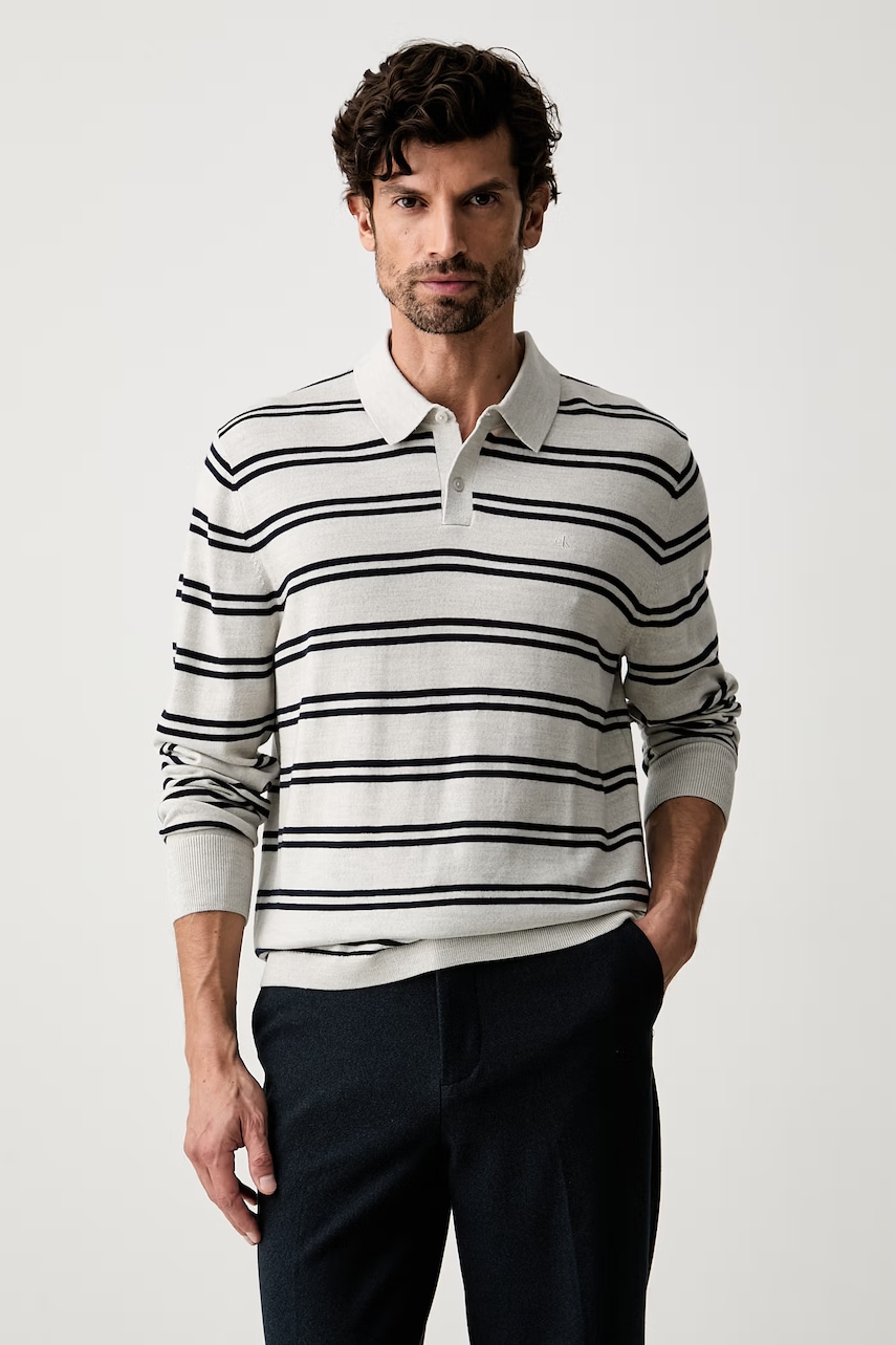Calvin Klein sweter męski wełniany