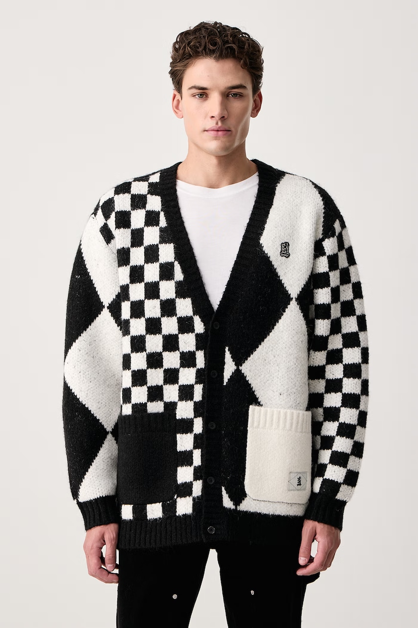 Vans cardigan pentru bărbați cu amestec de lână x PRINGLE