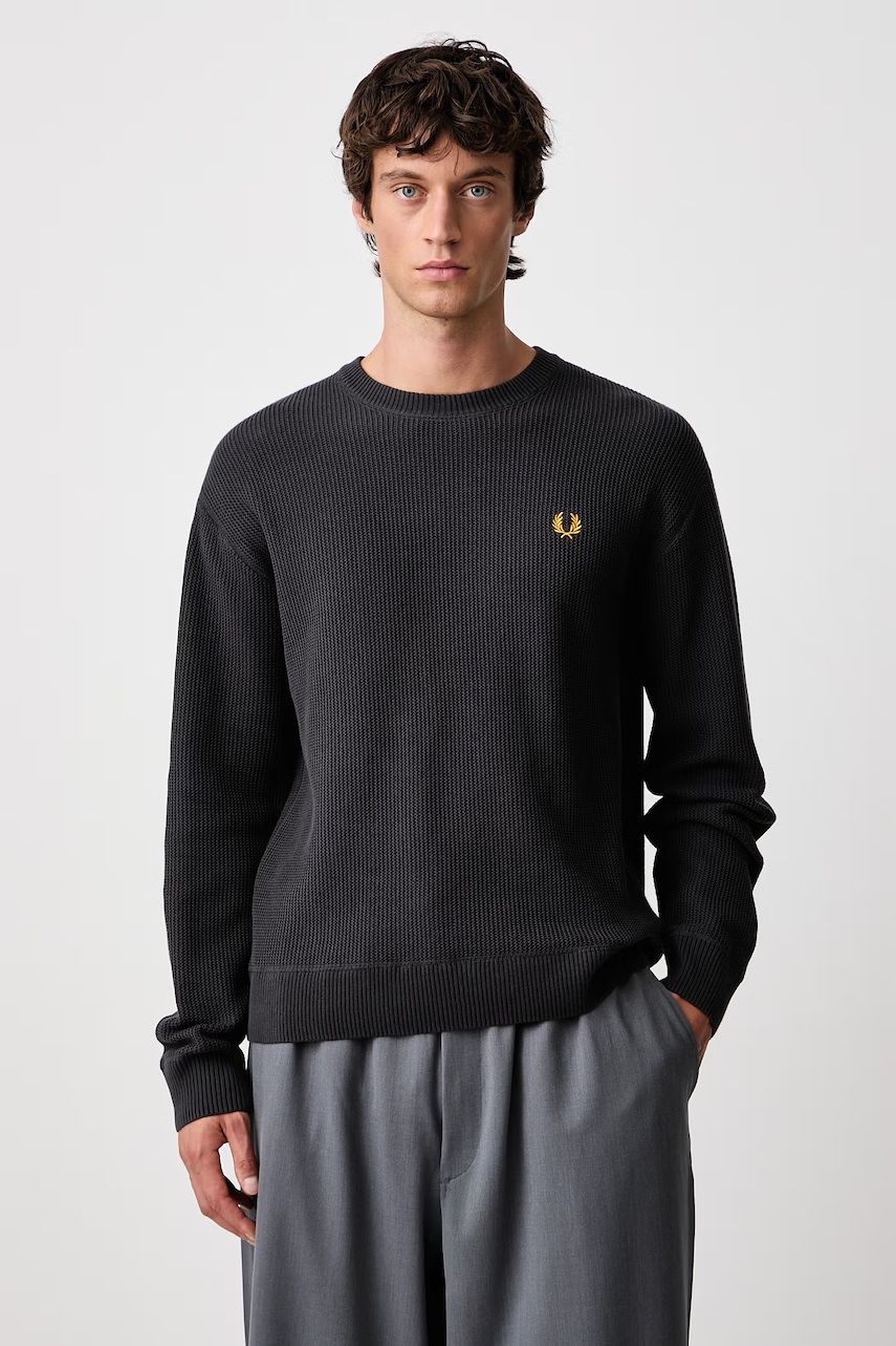 Fred Perry  sweter bawełniany męski