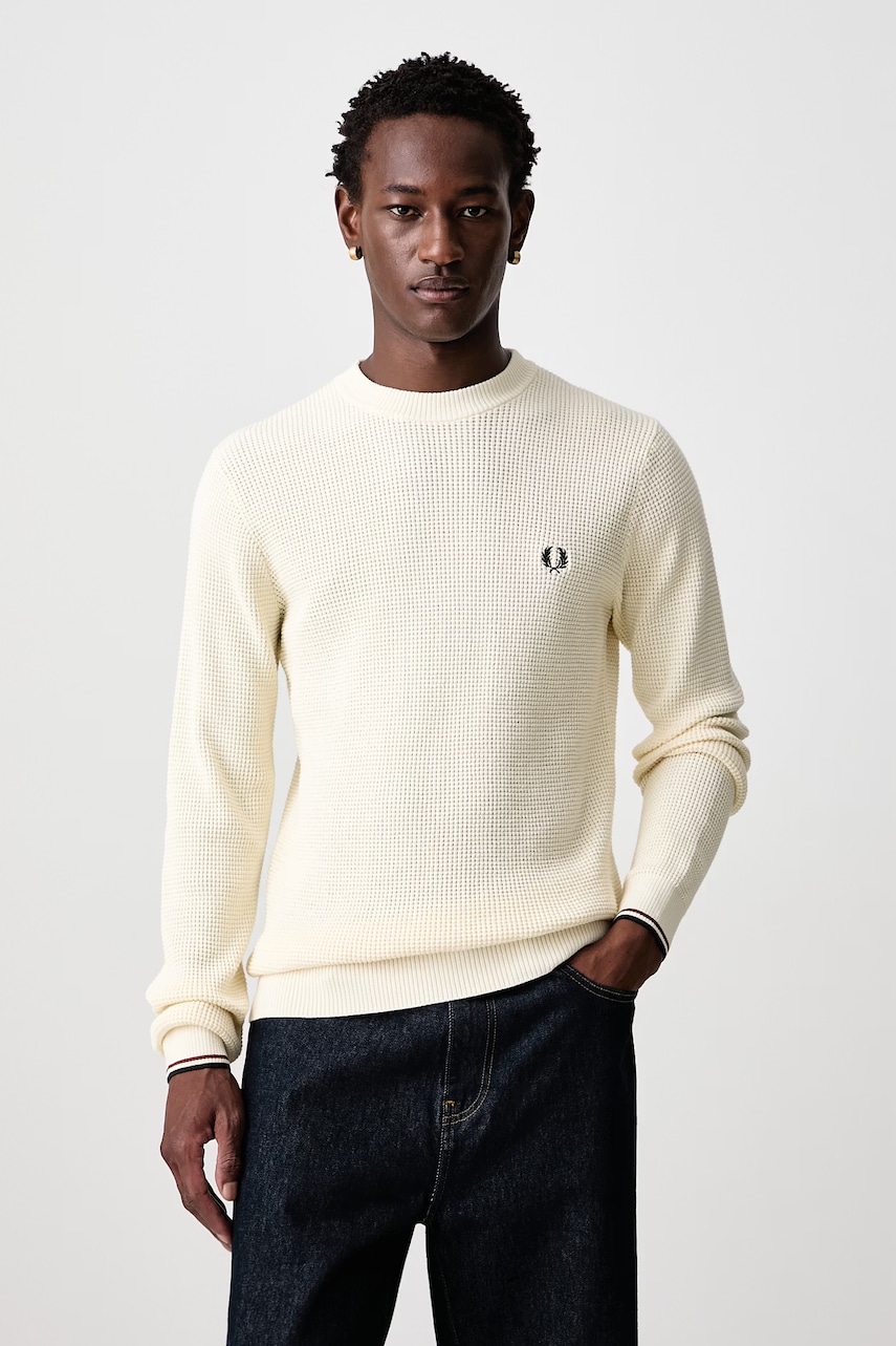 Fred Perry sweter bawełniany męski