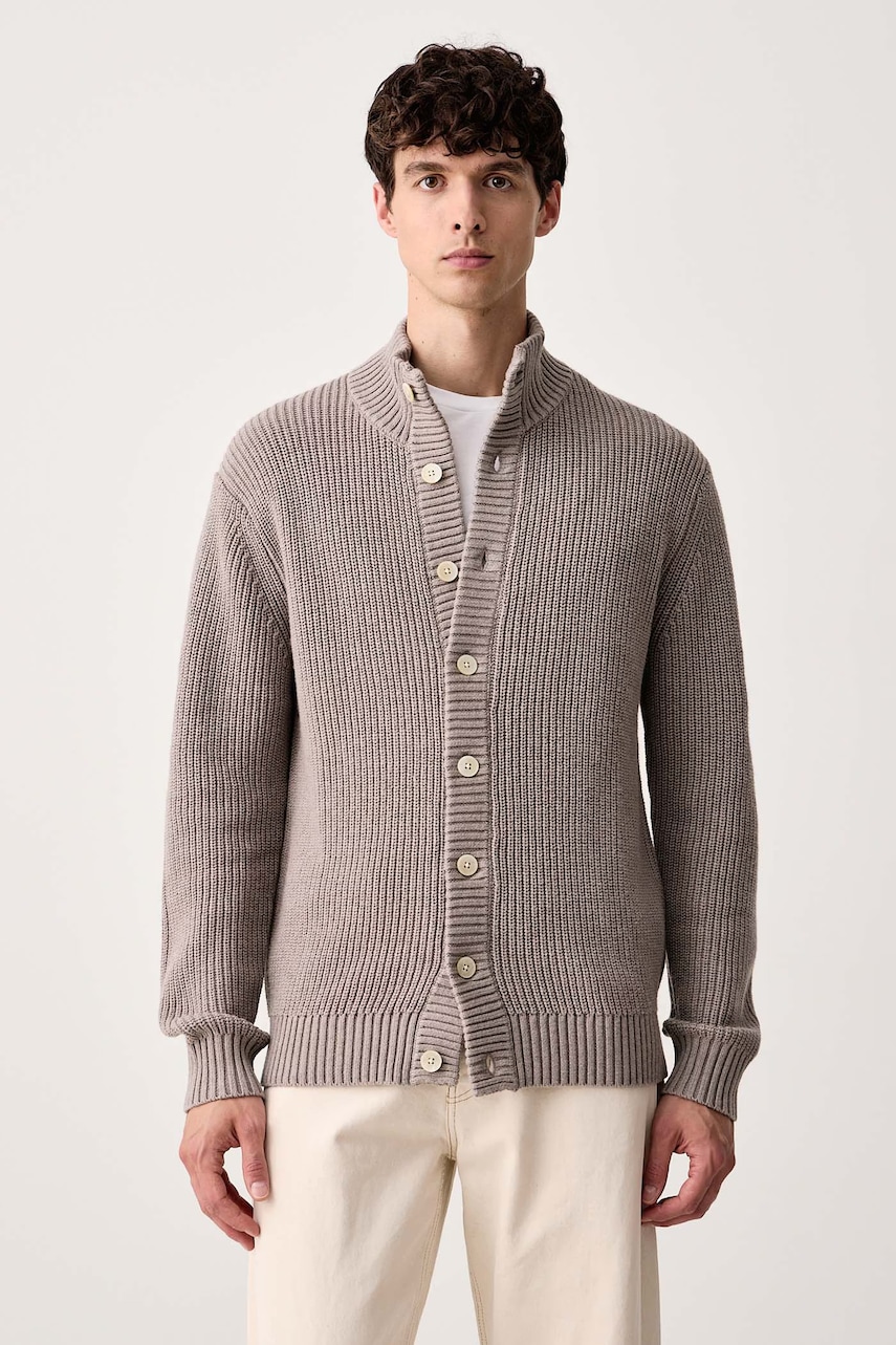 Lindbergh  cardigan pentru bărbați cu lână