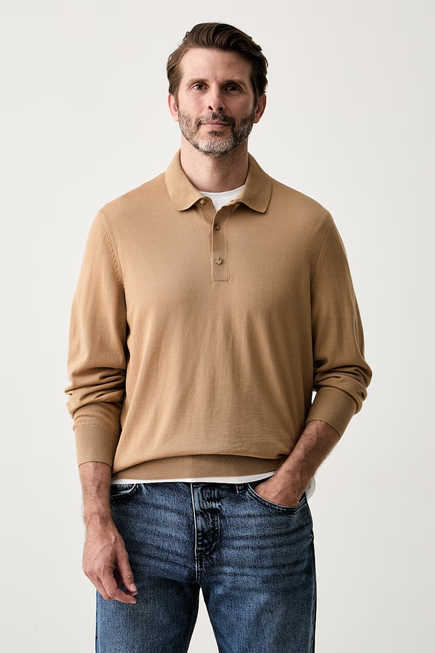 BOSS sweter męski wełniany H-Lancione