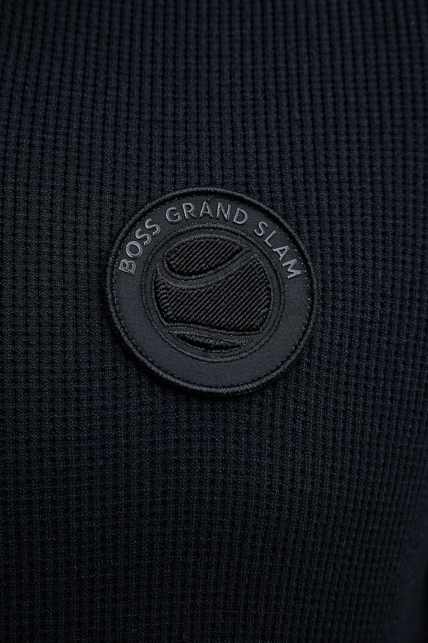 BOSS Green kardigán pánsky z viskózou KN_Union FZ