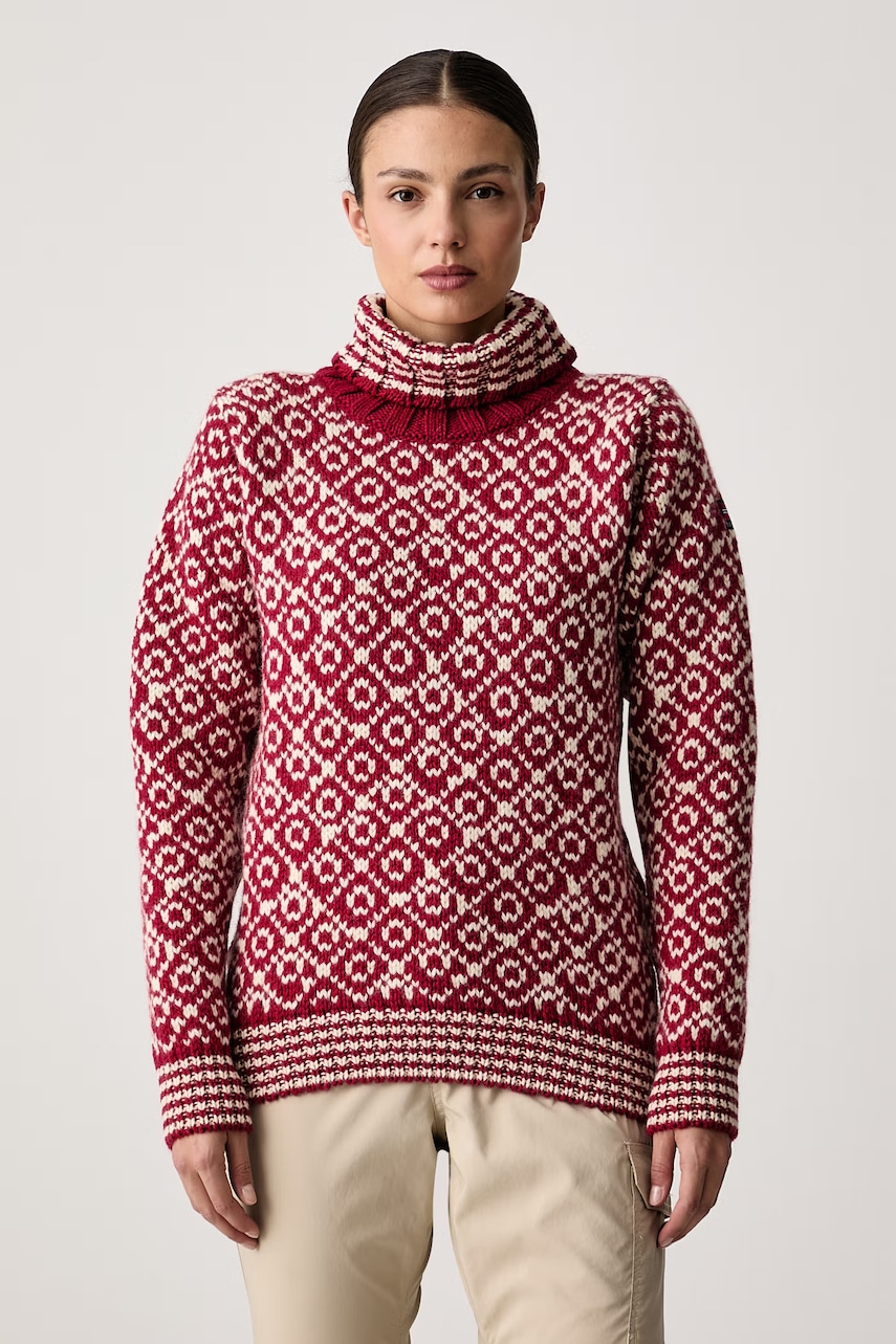 Devold  cu guler înalt din lână Svalbard Wool