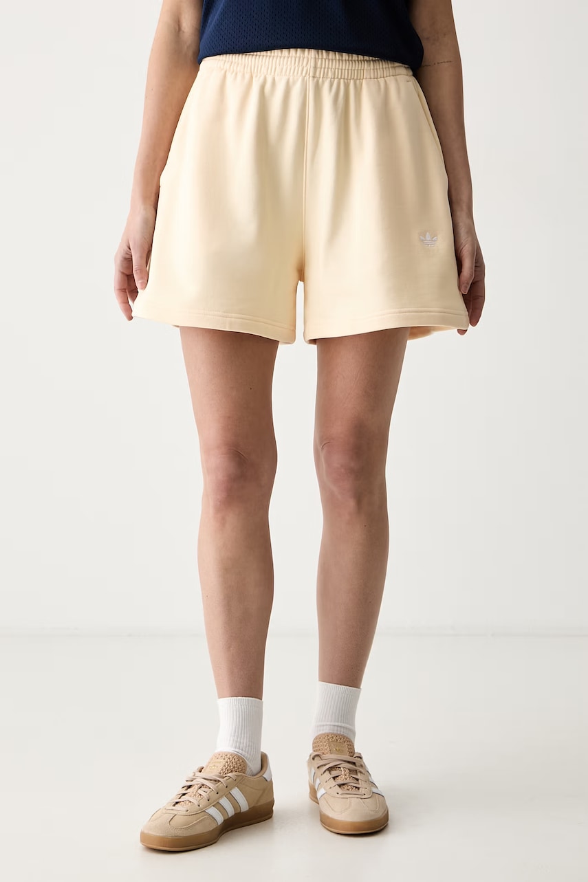 adidas Originals szorty dresowe damskie bawełniane Essentials