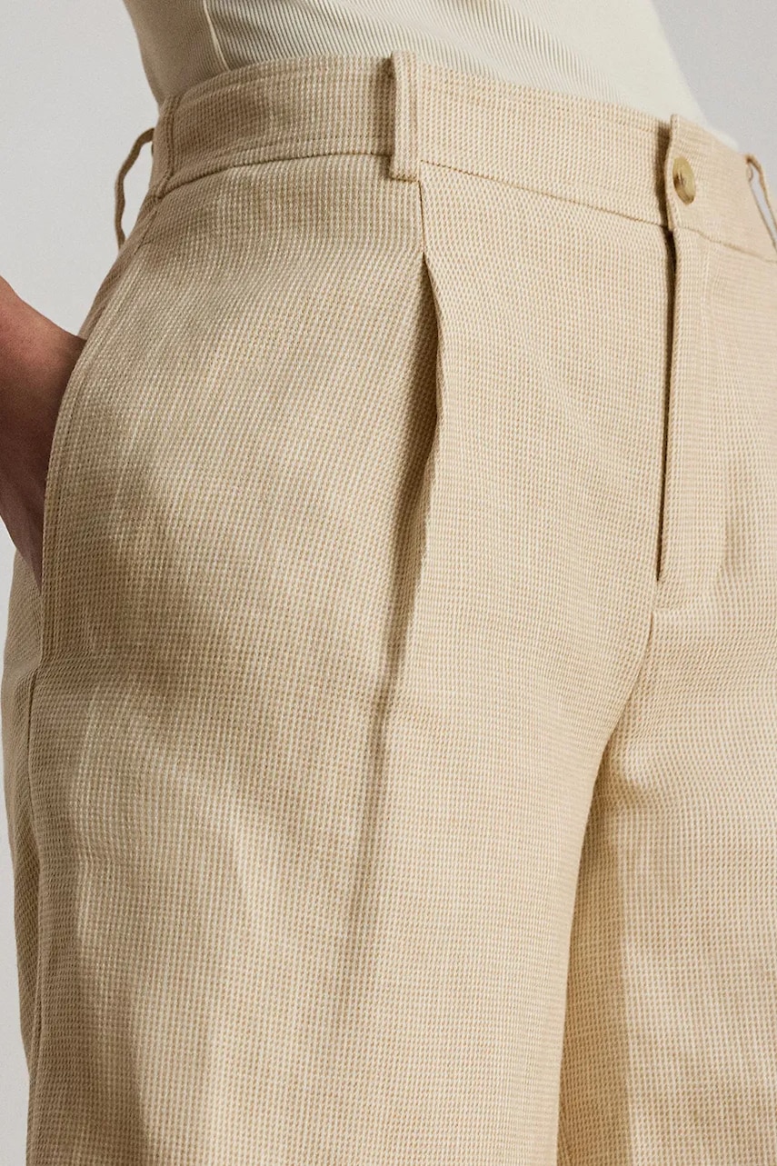 Lauren Ralph Lauren šortky dámske ľanové
