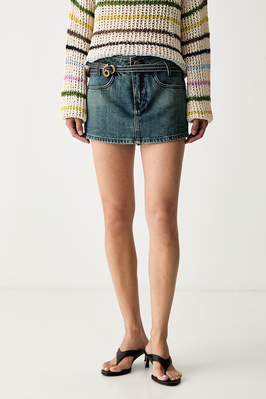 Miss Sixty fustă-pantalon pentru femei din denim