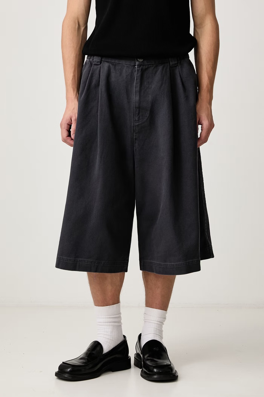 adidas Originals  Pleated Jorts szorty bawełniane męskie