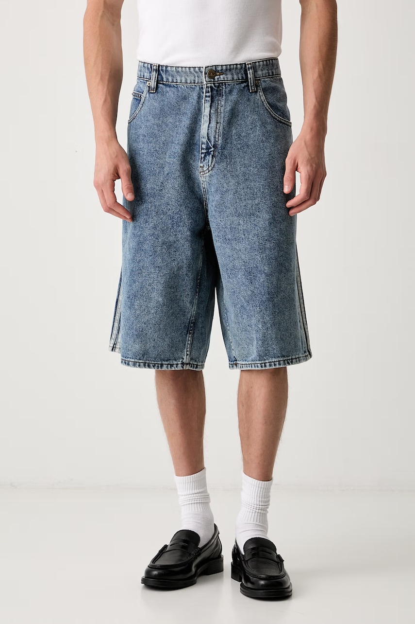 adidas Originals bermudy męskie jeansowe Firebird