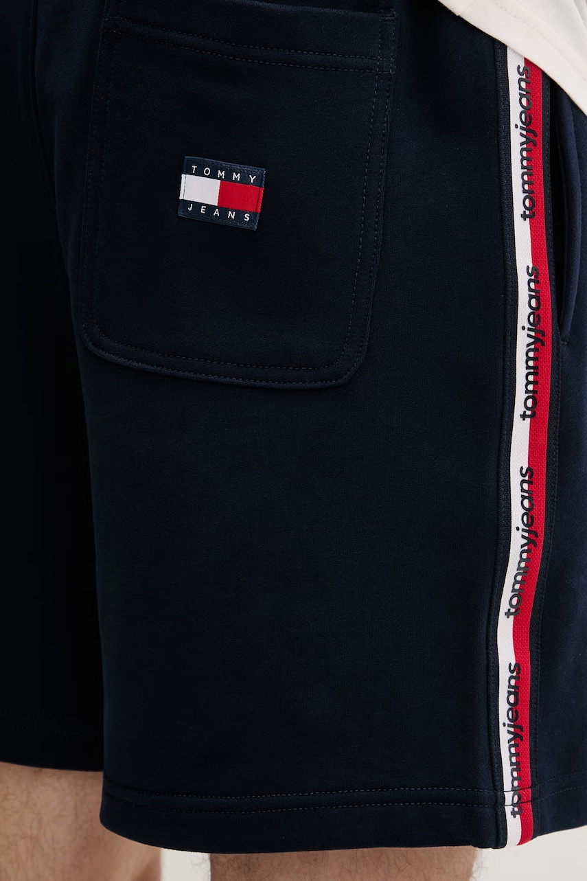 Tommy Jeans teplákové šortky pánske bavlnené