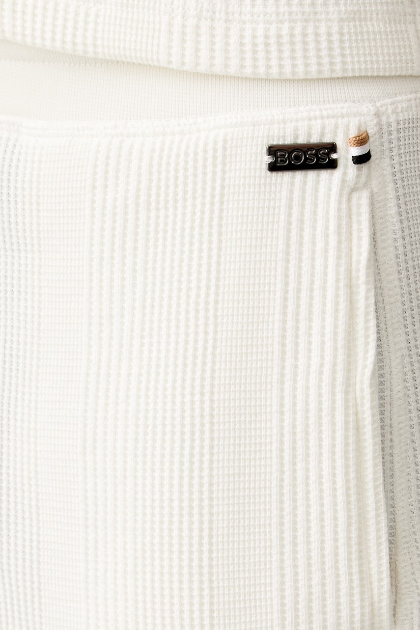 BOSS šortky lounge pánske s bavlnou Structure Shorts