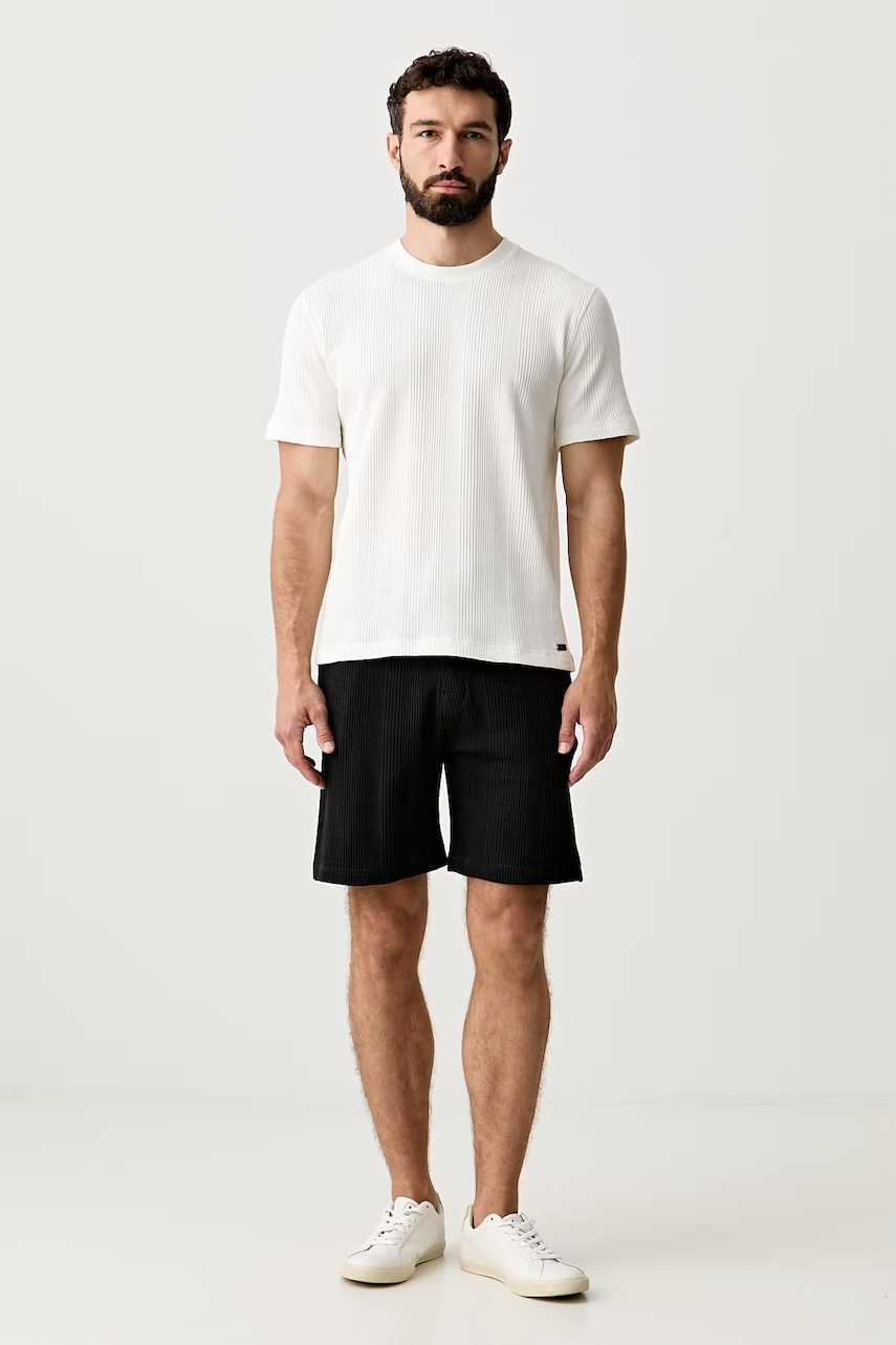 BOSS šortky lounge pánske s bavlnou Structure Shorts
