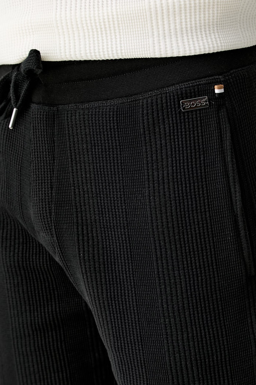 BOSS šortky lounge pánske s bavlnou Structure Shorts