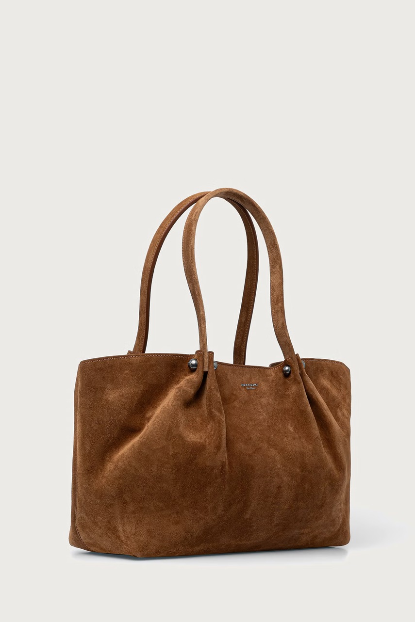 Weekend Max Mara  шопинг чанта дамска от велур WKAPESI