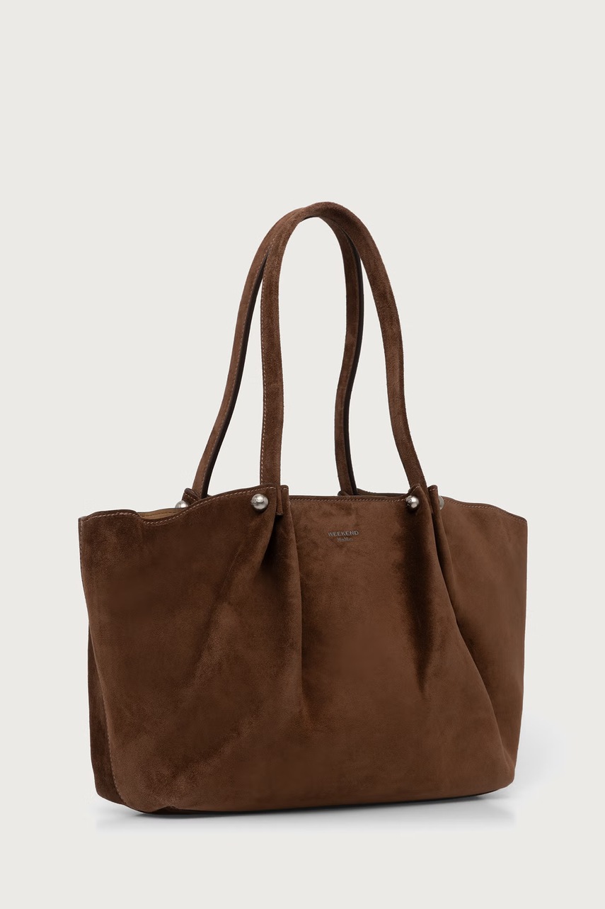 Weekend Max Mara shopper γυναικεία από δέρμα σουέτ WKAPESI