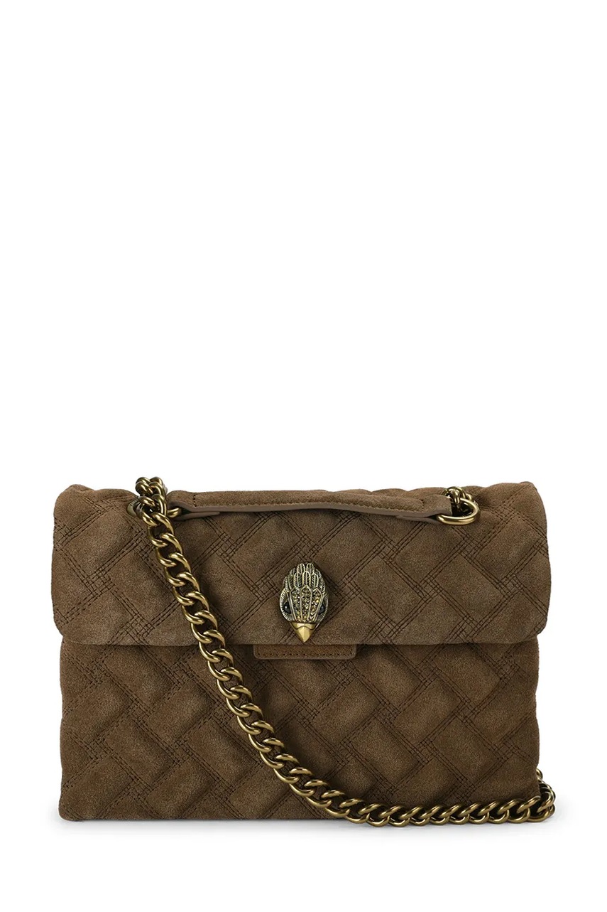 Kurt Geiger London  geantă crossbody pentru femei din piele întoarsă KENSINGTON